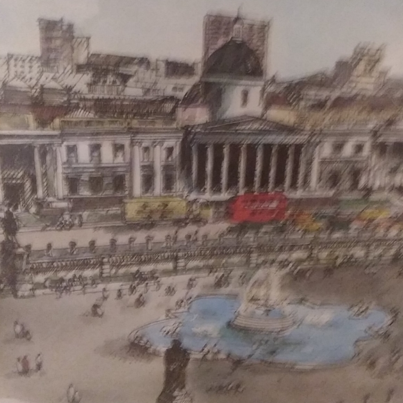 Print of Nelson's Column in Trafalgar Square - Picture 8 of 8